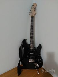 Chitarra elettrica Clifton con amplificatore 