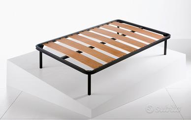 Rete doghe larghe e materasso memory piazza e 1/2