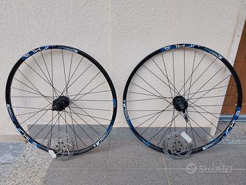 Ruote (front+rear) XC650 27.5 MTB disco + 2 dischi