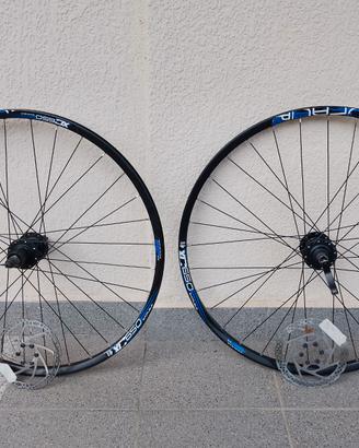 Ruote (front+rear) XC650 27.5 MTB disco + 2 dischi