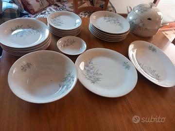 Servizio Tavola TOGNANA Porcellana Vintage