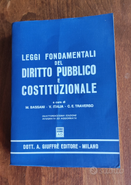 Leggi fondam.del diritto pubblico e costituz.1989