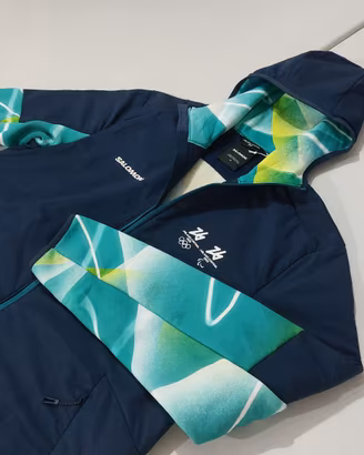 Felpa Giacca Cappuccio Ibrida Salomon Olimpiadi XL