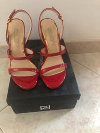 Sandali Primadonna 38 vernice rossa