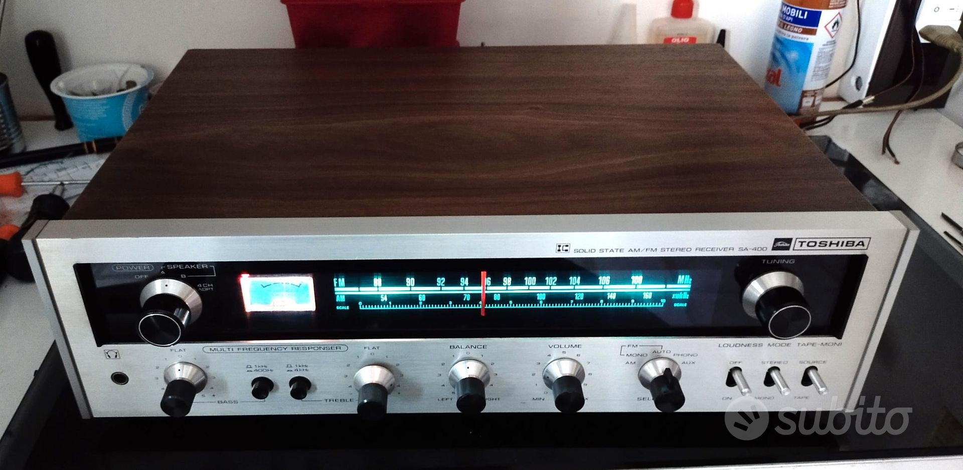 Ampli Vintage Toshiba SA-304 – Testé Et Fonctionnel, 40W