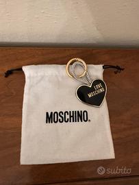 Portachiavi Love Moschino cuore Oro - Nero (nuovo)