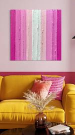 Quadro Materico 3D ( Pink Harmony )