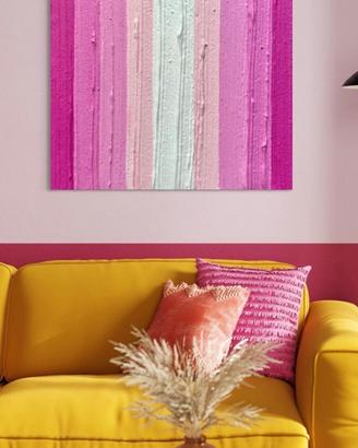 Quadro Materico 3D ( Pink Harmony )