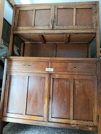 credenza anni cinquanta sessanta in legno dolce
