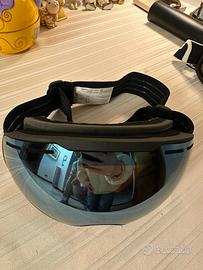 Maschera unisex con riflessi celesti e blu nuova