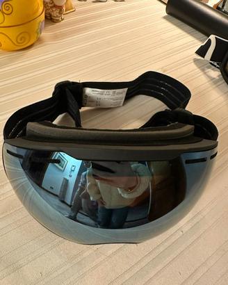 Maschera unisex con riflessi celesti e blu nuova