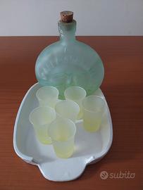 Set da limoncello - bicchierini e bottiglia