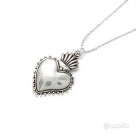 Collana Cuore Placcata Argento Vestopazzo