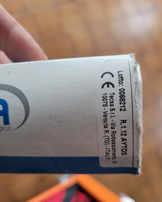 Sensore infrarosso tecsa batteria