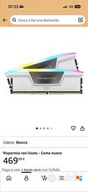 CORSAIR VENGEANCE RGB DDR5 RAM 32GB (2x16GB)