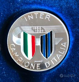Medaglia calcio INTER campione d’Italia 1989