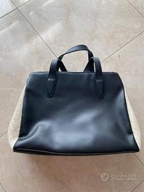 Borsa Carpisa nera e beige