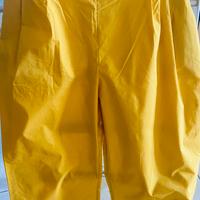 Pantaloni Giallo Sole Cotone - Taglia M (40/42)