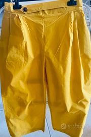Pantaloni Giallo Sole Cotone - Taglia M (40/42)