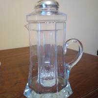 Caraffa con ghiaccio. Cristallo 