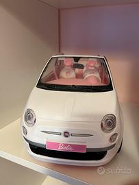 Barbie Fiat 500 bianca