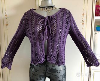 Cardigan traforato Laura Cavani Made in Italy