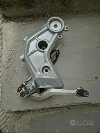 leva cambio moto guzzi v85tt completa di staffa e