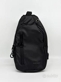 Marsupio Zaino Uomo Impermeabile Usb Borsa Tracoll