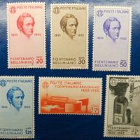 REGNO 1935 Centenario morte di Vincenzo Bellini