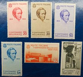 REGNO 1935 Centenario morte di Vincenzo Bellini
