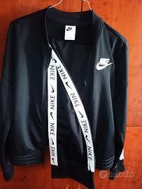 tuta acetata nera Nike bambino 