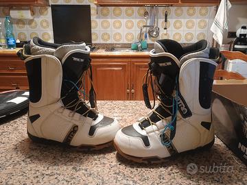 Scarponi per Snowboard Nitro Bianco