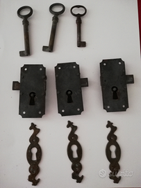 Chiusura lucchetto chiavi per mobili vecchi