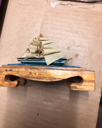 Veliero in legno