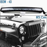 Barra Led Curva 6000K Jeep Wrangler Off-Road 83 CM