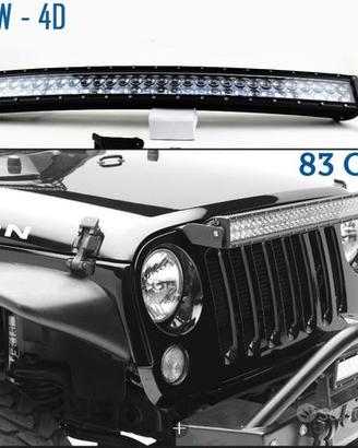 Barra Led Curva 6000K Jeep Wrangler Off-Road 83 CM