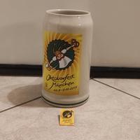 Boccale ufficiale Oktoberfest 2007 + spilla