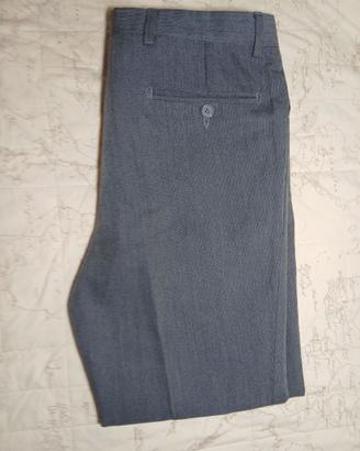 Pantaloni Uomo Classici 100% Pura Lana Vergine