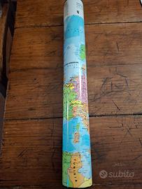 Mappa dell'Europa cm.42 x 53. Plastificata