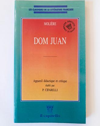 "Dom Juan" Molière Libro Studio Analisi Francese