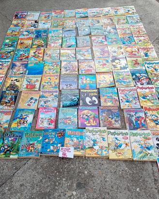 lotto (n3) di 100 Topolino e simili 