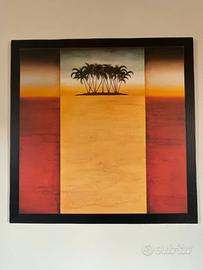 Dipinto su legno 1.10 x 1.10 mt