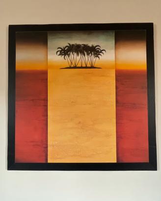 Dipinto su legno 1.10 x 1.10 mt