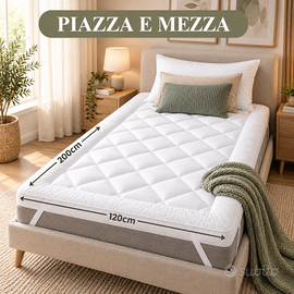Topper Letto Piazza e Mezza 120x200 Imbottito 1000