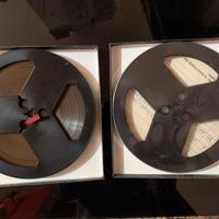 Coppia bobine in plastica da 18 cm più nastro