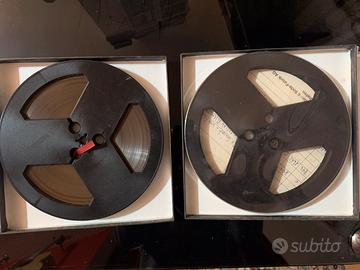 Coppia bobine in plastica da 18 cm più nastro