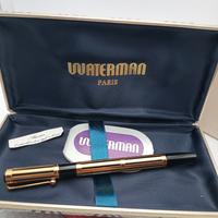 Penna a sfera Waterman Paris placcato oro