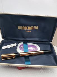 Penna a sfera Waterman Paris placcato oro