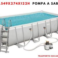 BESTWAY Piscina Fuoriterra rett.  cm 549x274x122H