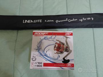 Canna lineaeffe carbonio + mulinello imbobinato